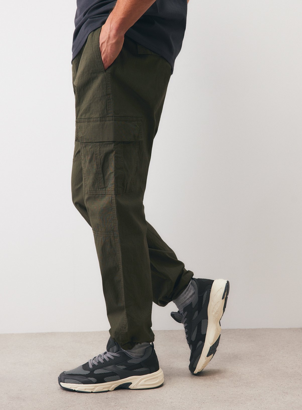 Khaki Ripstop Trousers 