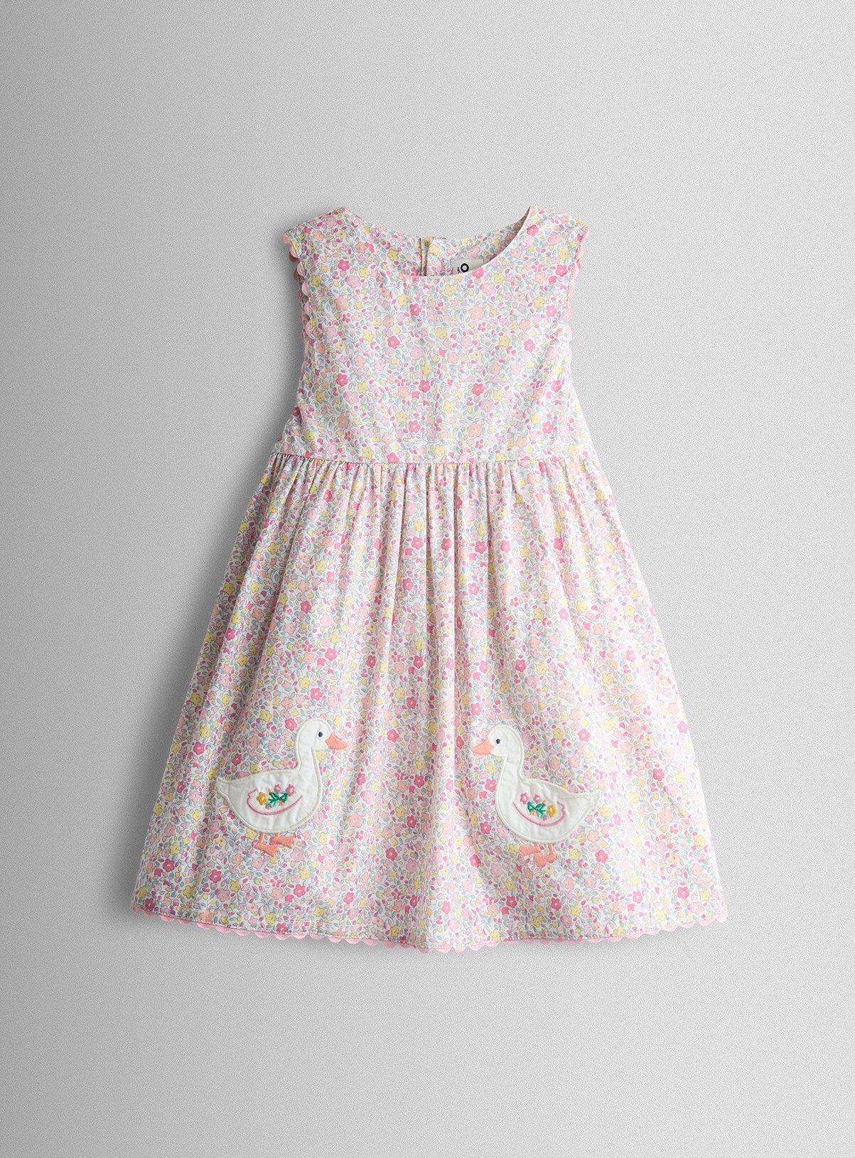 JOJO MAMAN BÉBÉ Floral Duck Pockets Summer Dress 4-5 Years