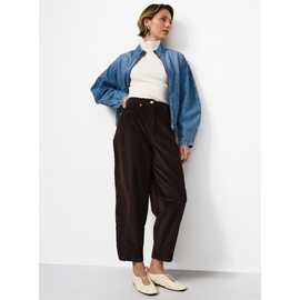 Corduroy Barrel Trousers