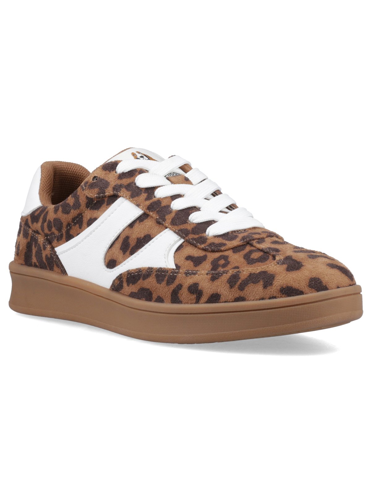 HUSH PUPPIES Maura Textile Leopard Print Trainers 4