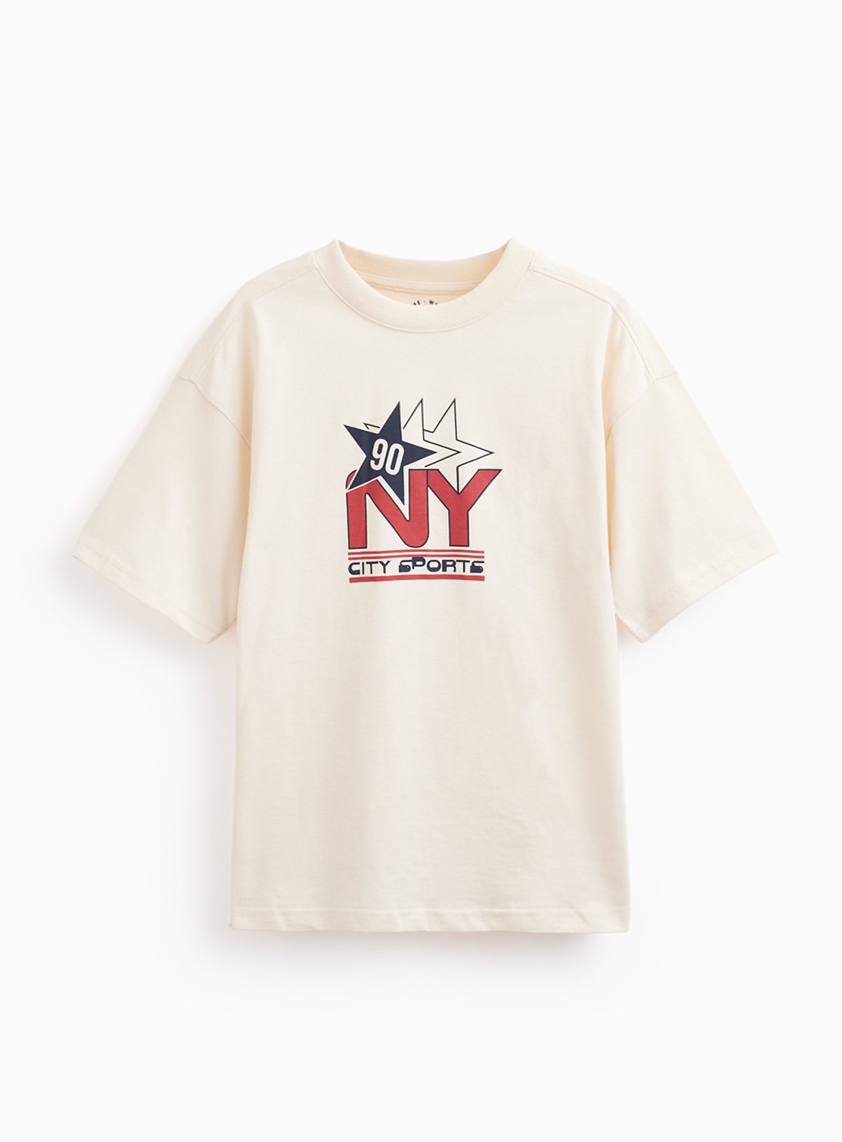 Cream NY Graphic T-Shirt 4 years