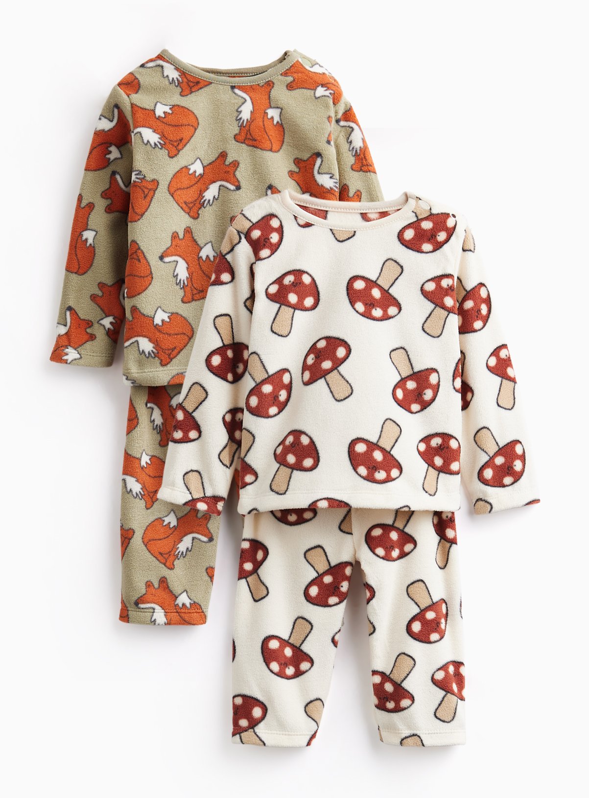 Microfleece Pyjama Sets 2-Pack 18-24 months