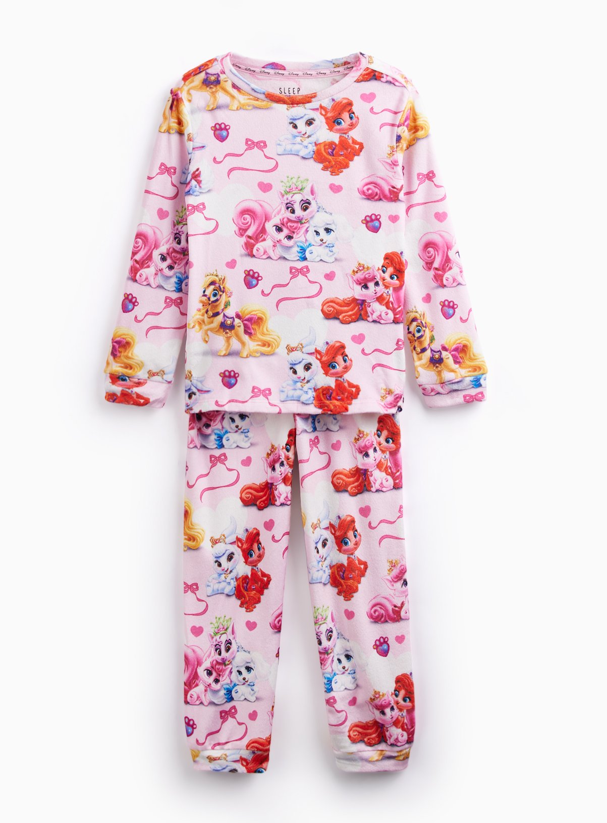 Disney Princess Animals Pink Pyjama Set 