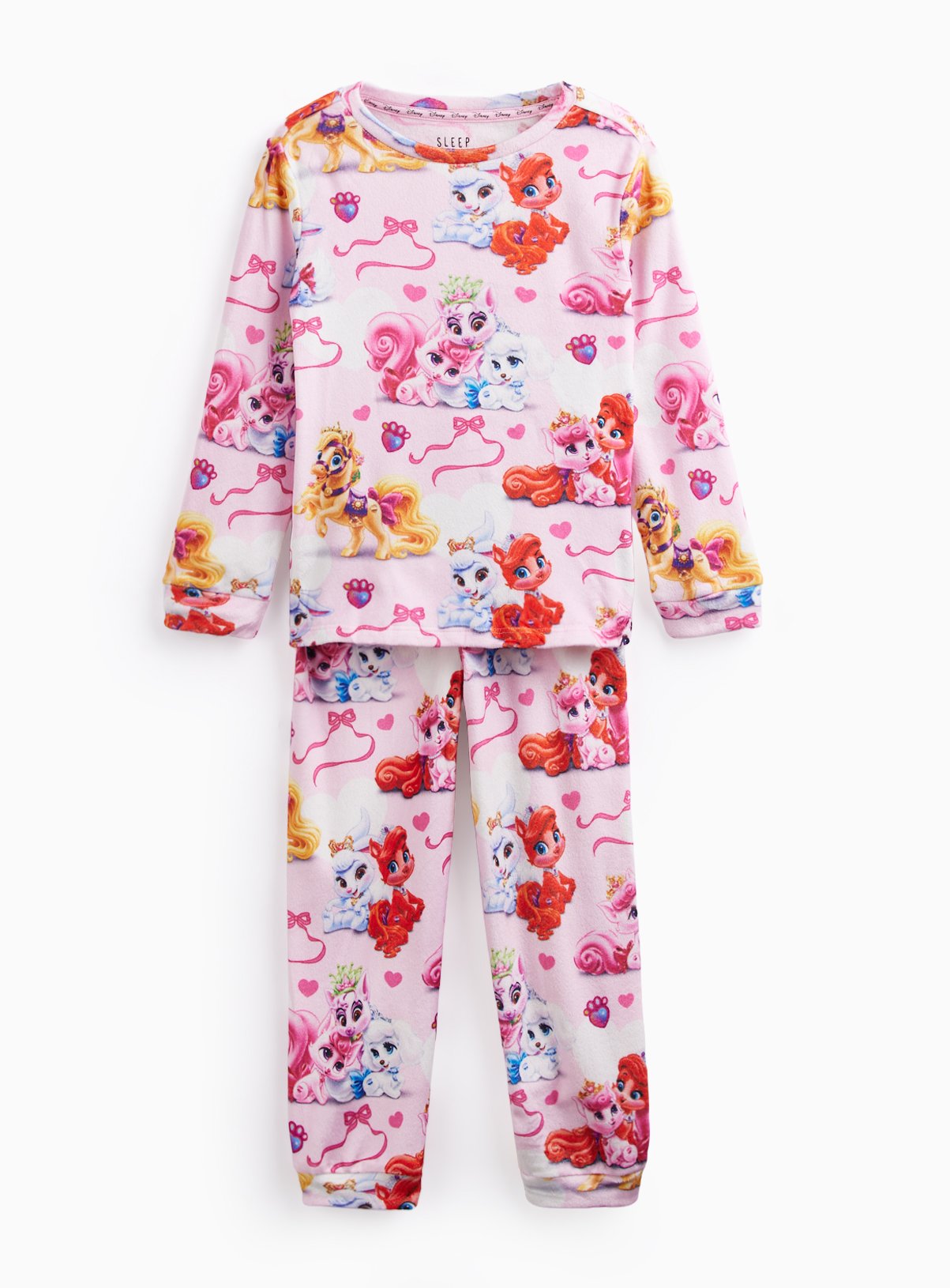 Disney Princess Animals Pink Pyjama Set 