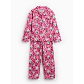Christmas Santa Claus Pink Pyjama Set