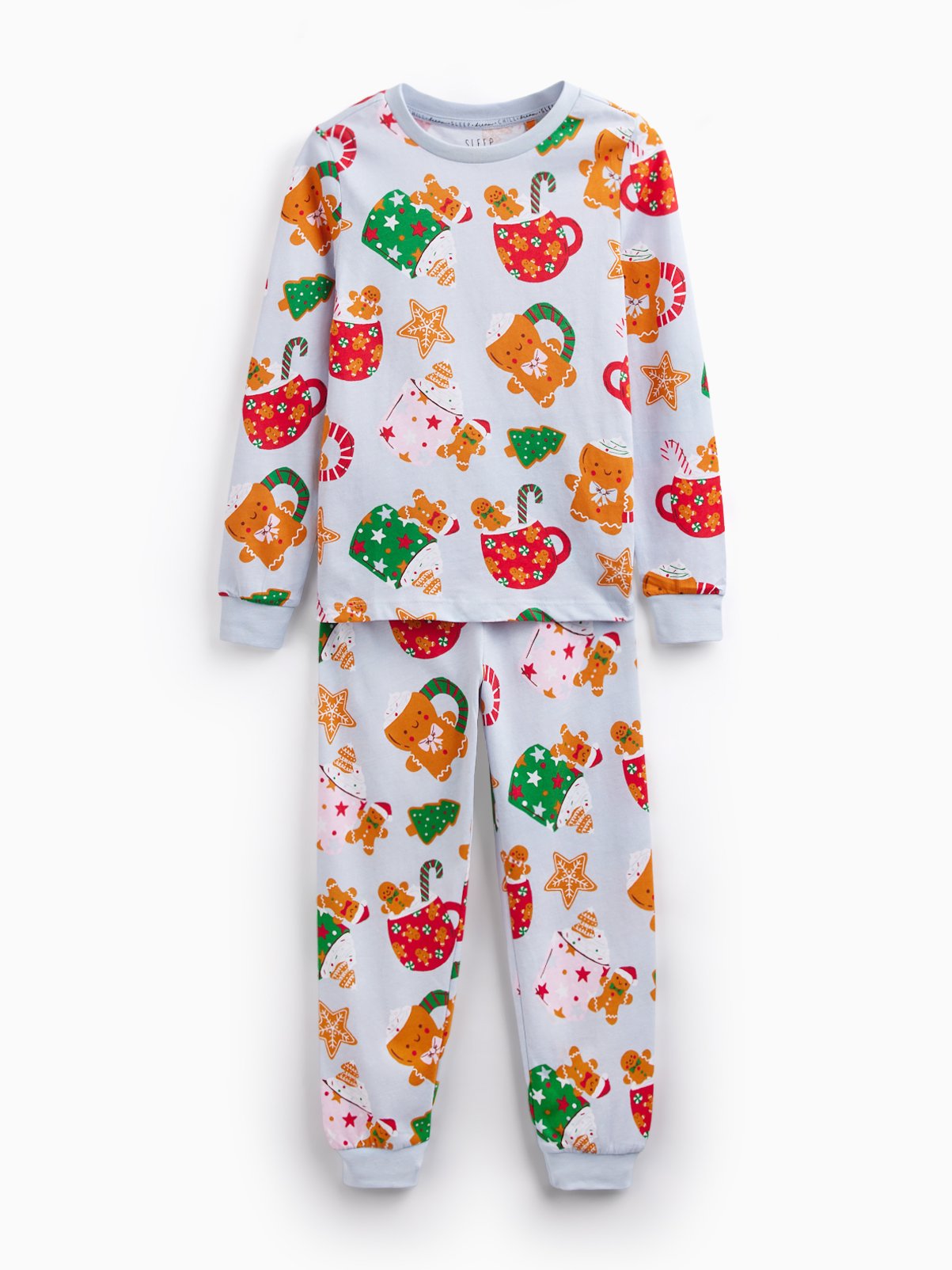 Gingerbread Mug Christmas Pyjama Set 