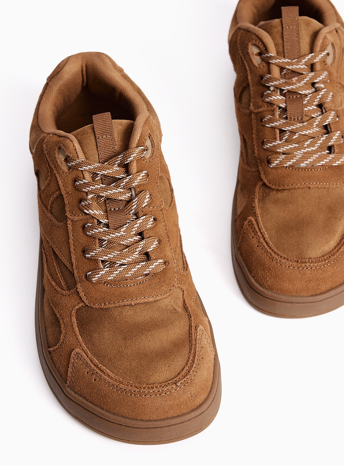 Tan Suede Trainers 