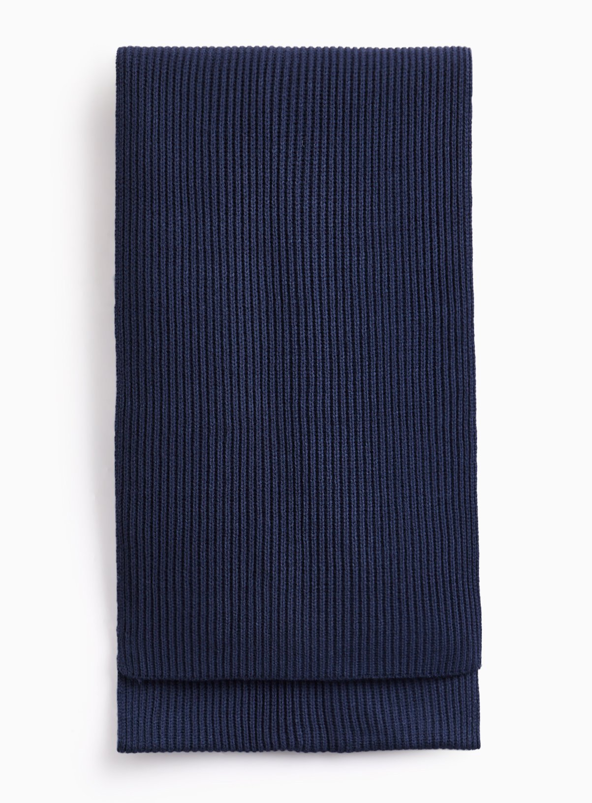 Ribbed Knitted Scarf One Size