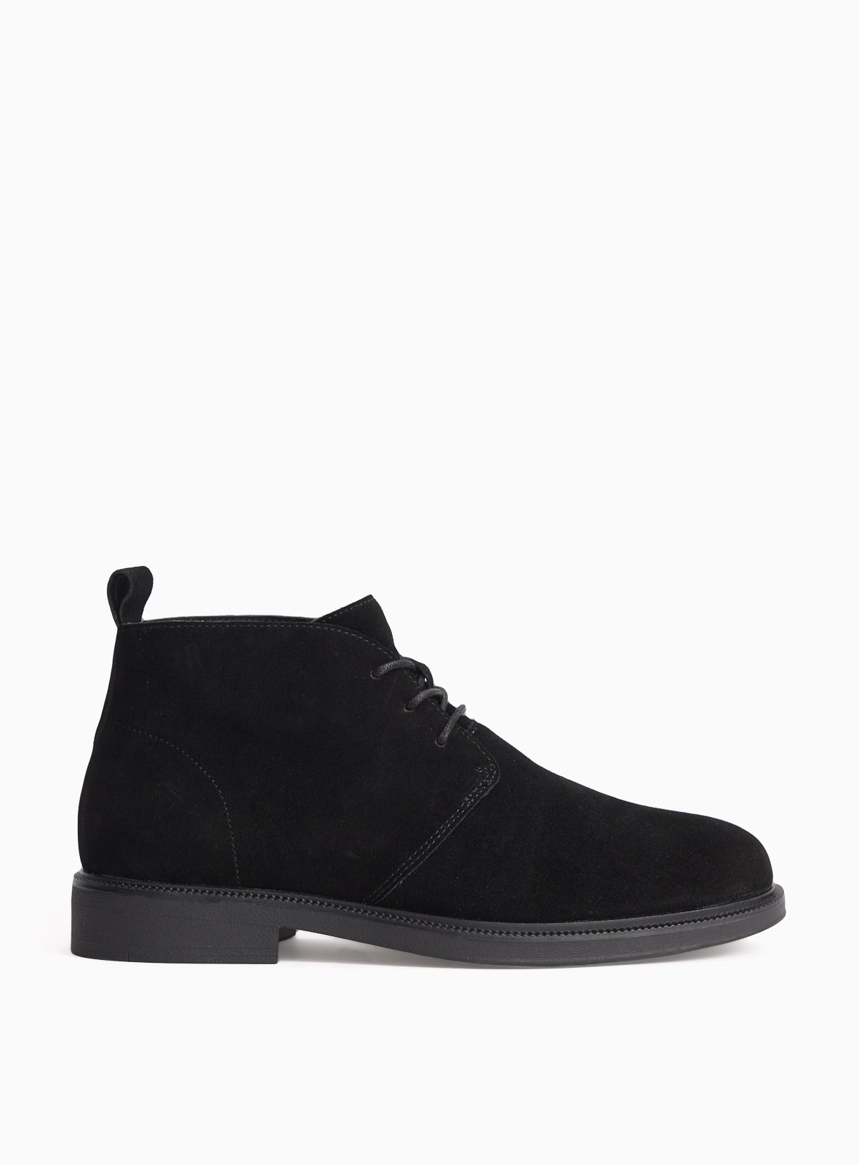 Black Suede Desert Boots 