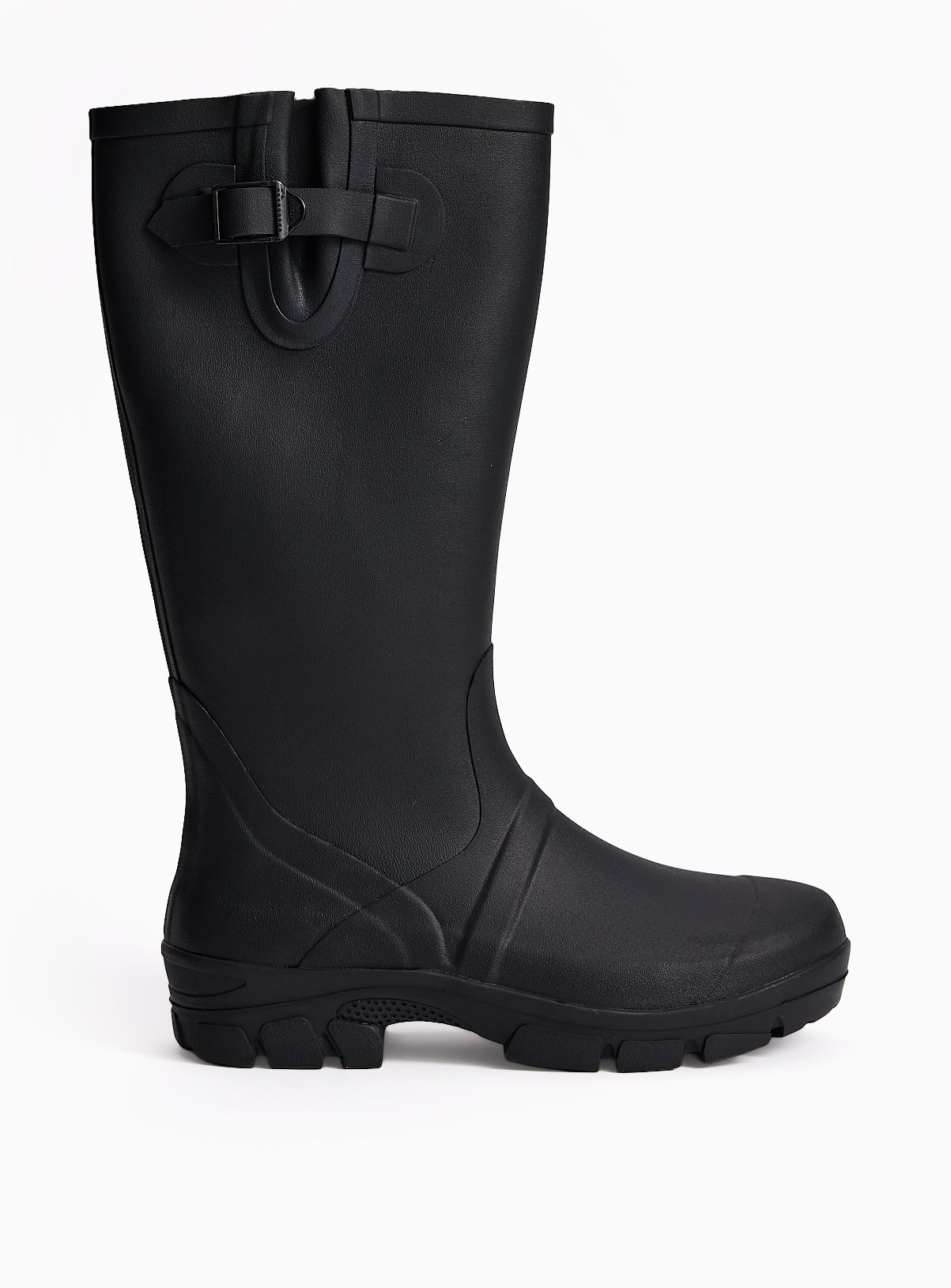 Black Rubber Wellies 