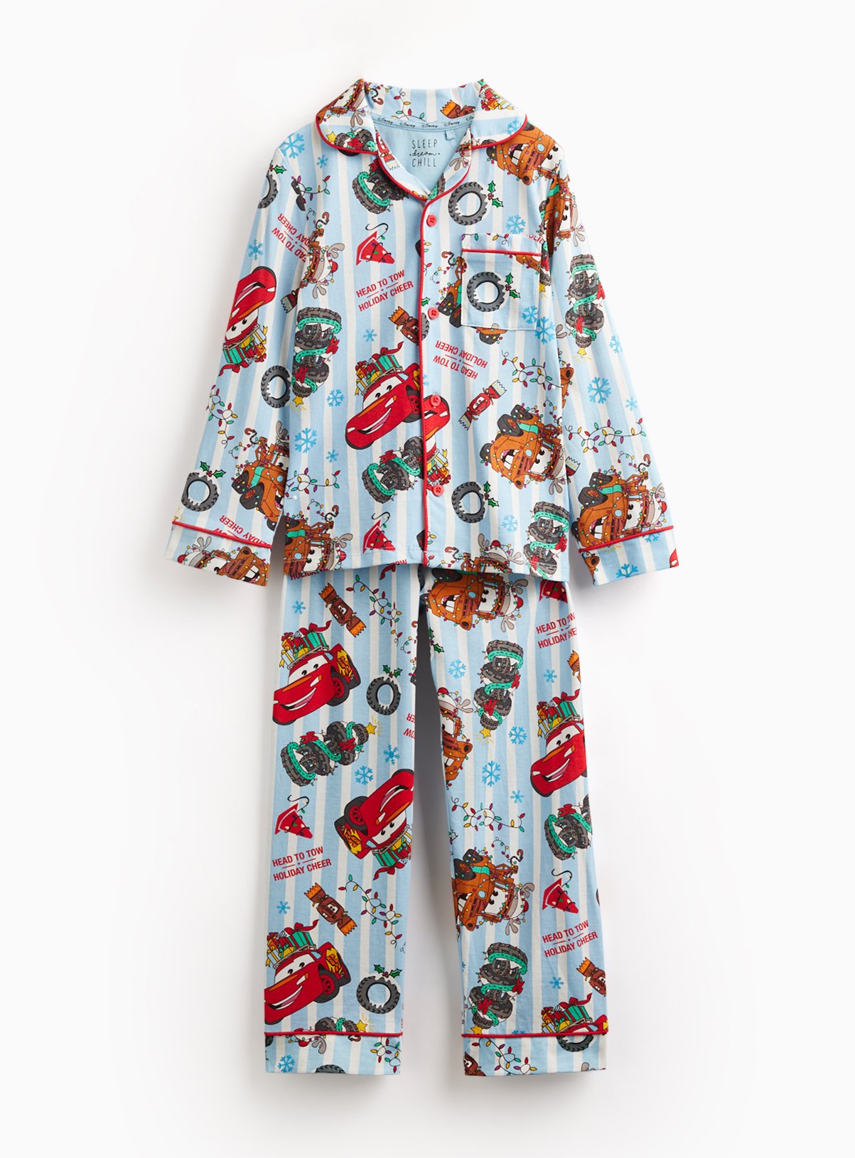 Disney Cars Pure Cotton Pyjama 2-Piece Set 