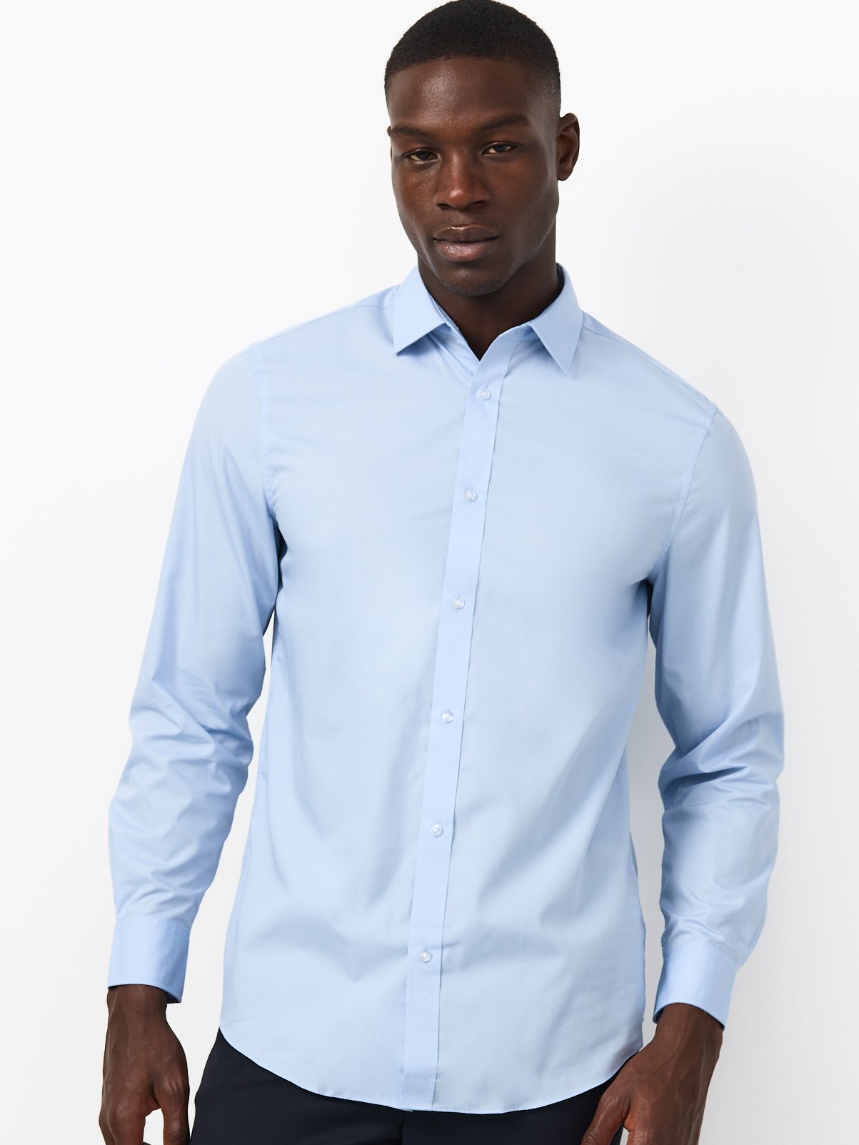 Regular Fit Blue Long Sleeved Shirts 2-Pack 