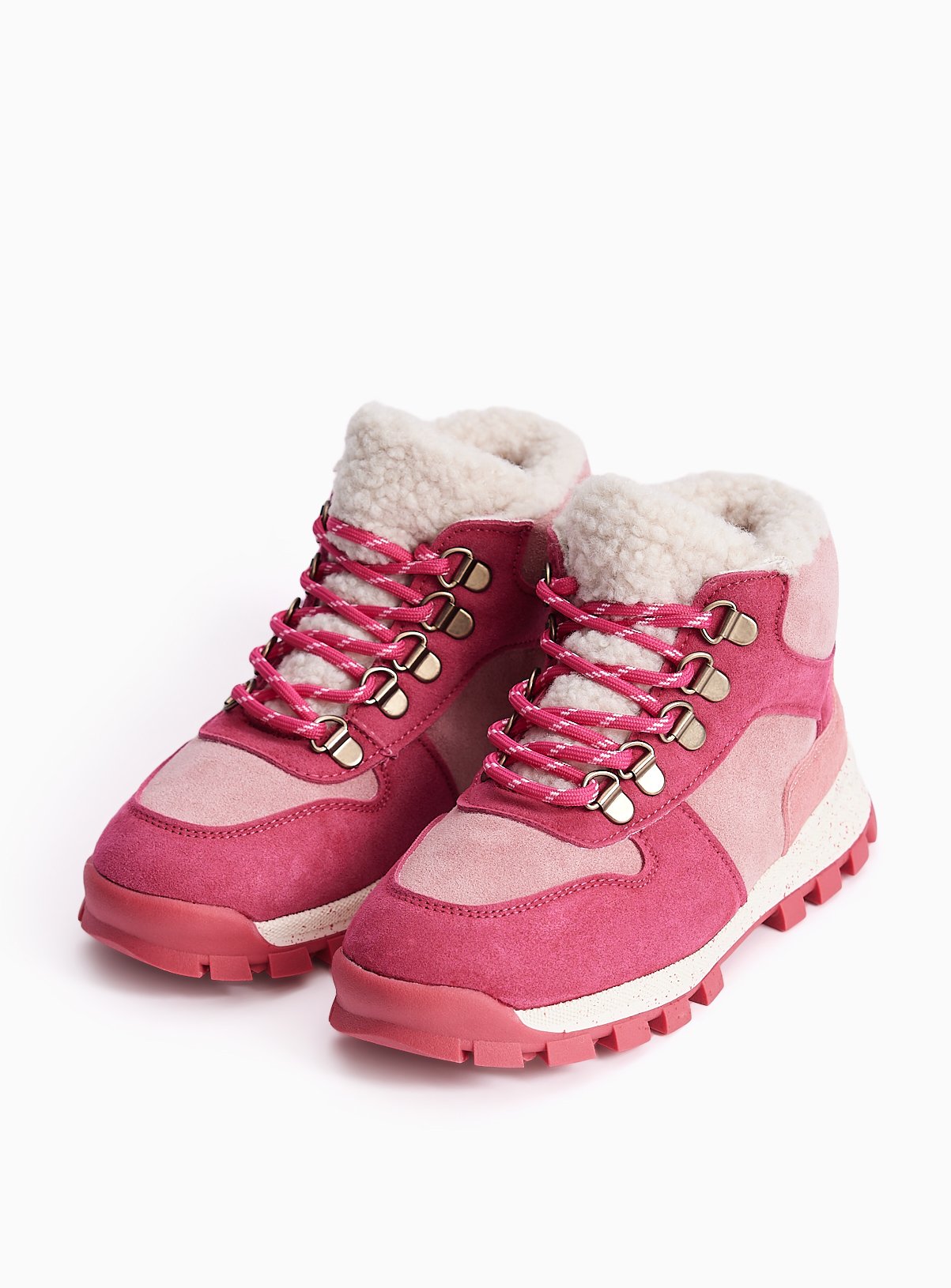 Pink Hiker Boots 