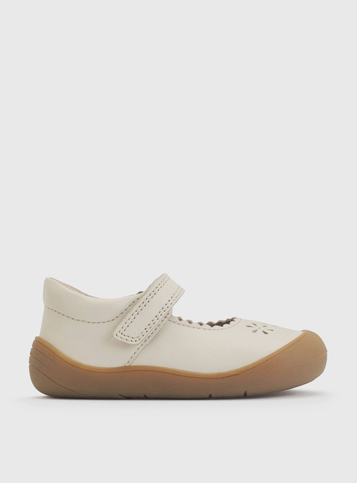 START-RITE Eva Cream Leather Flowers 