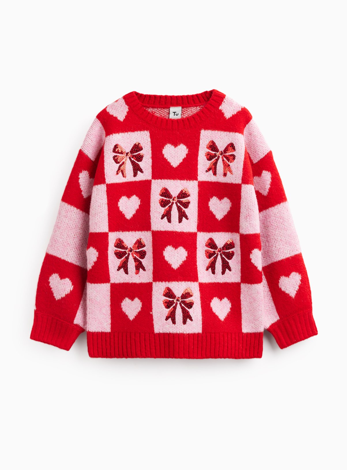 Christmas Drop Shoulder Crew Neck Jumper 