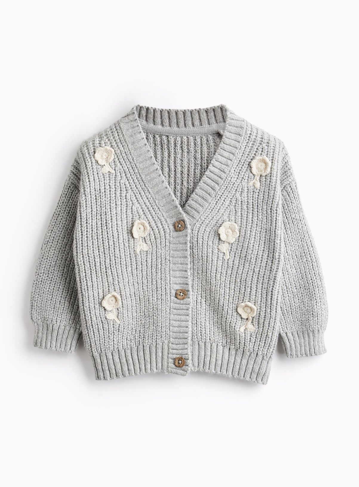 Mono Flower Cardigan 12-18 months