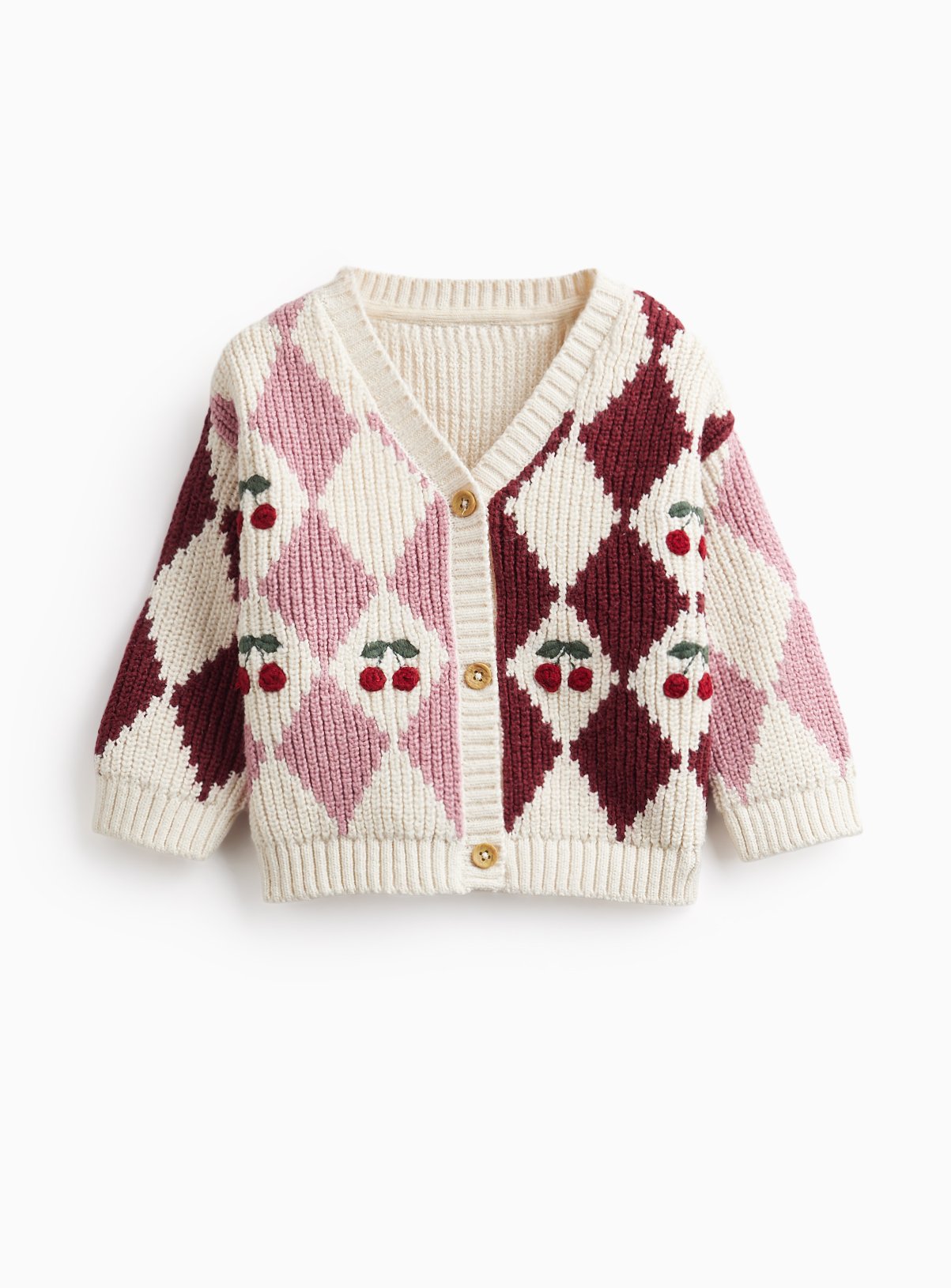 Heritage Knitted Cherry Cardigan 