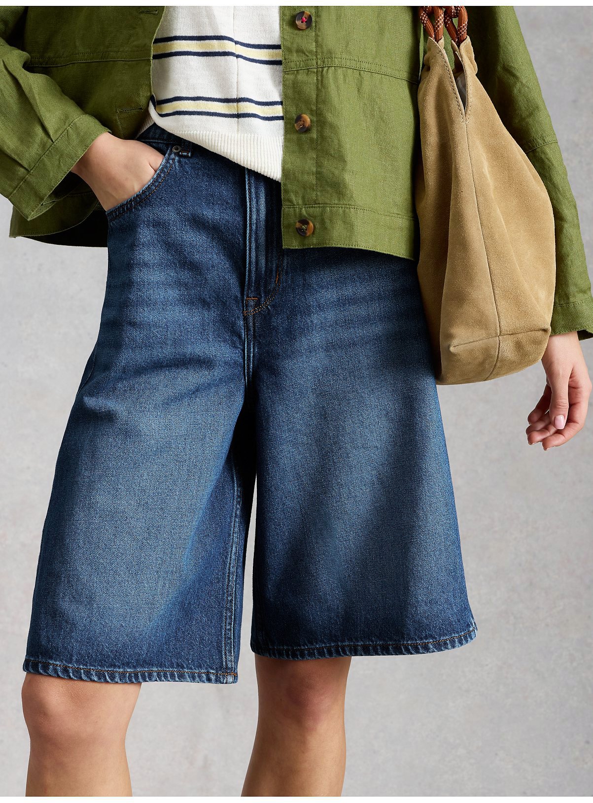 WHITE STUFF Jodi Denim Jort 