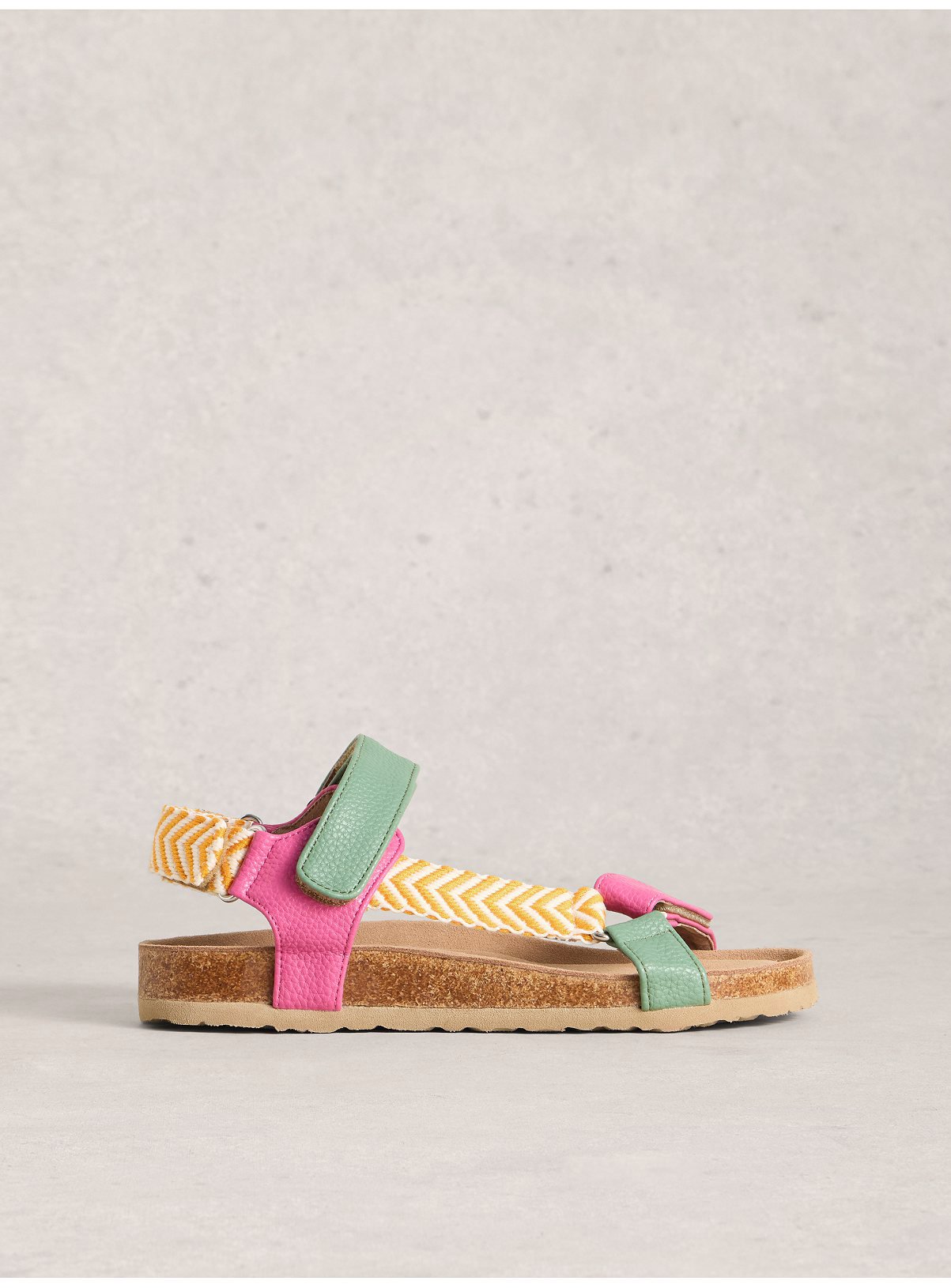 WHITE STUFF Trek Footbed Sandal Pink