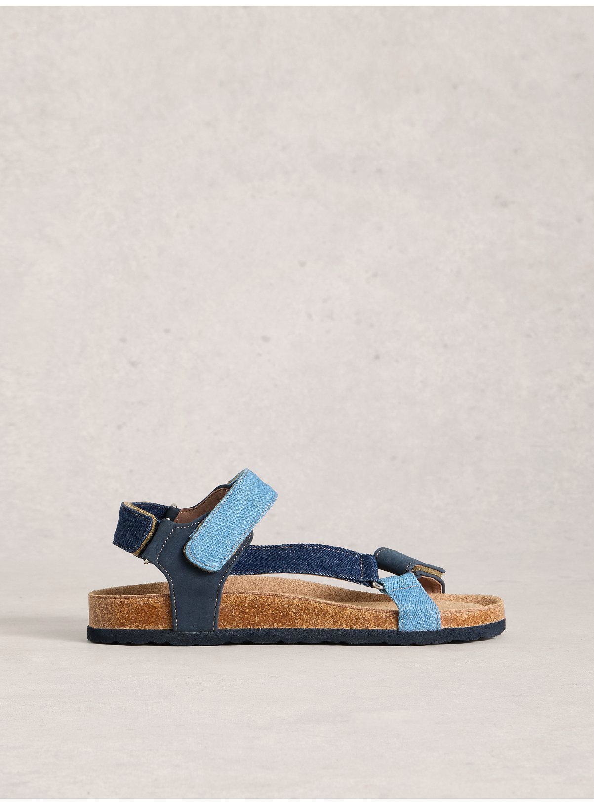 WHITE STUFF Trek Footbed Sandal Denim