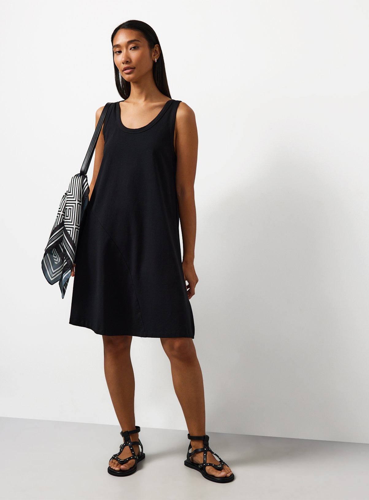 Jersey Mini Panel Dress 