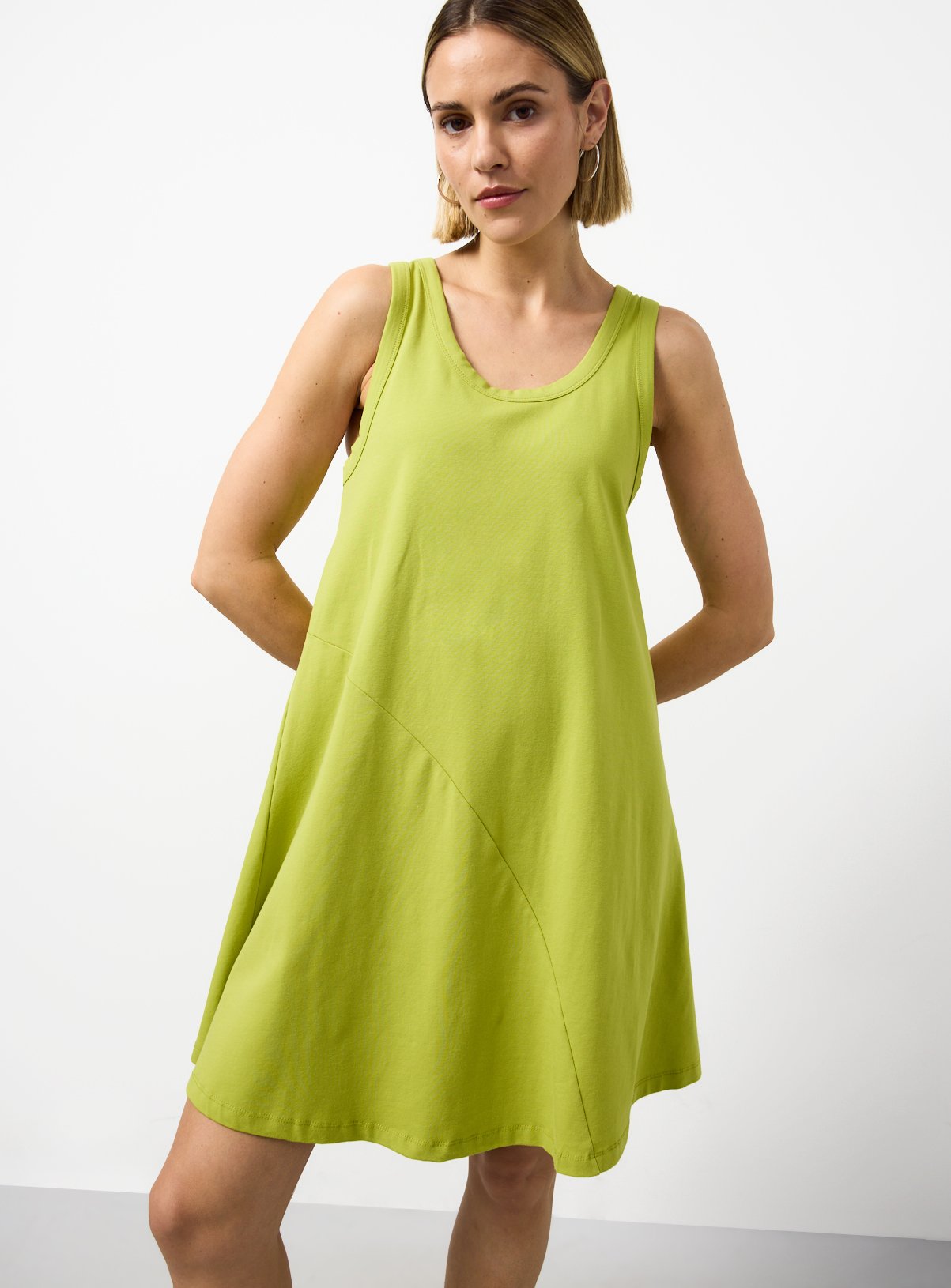 Jersey Mini Panel Dress 