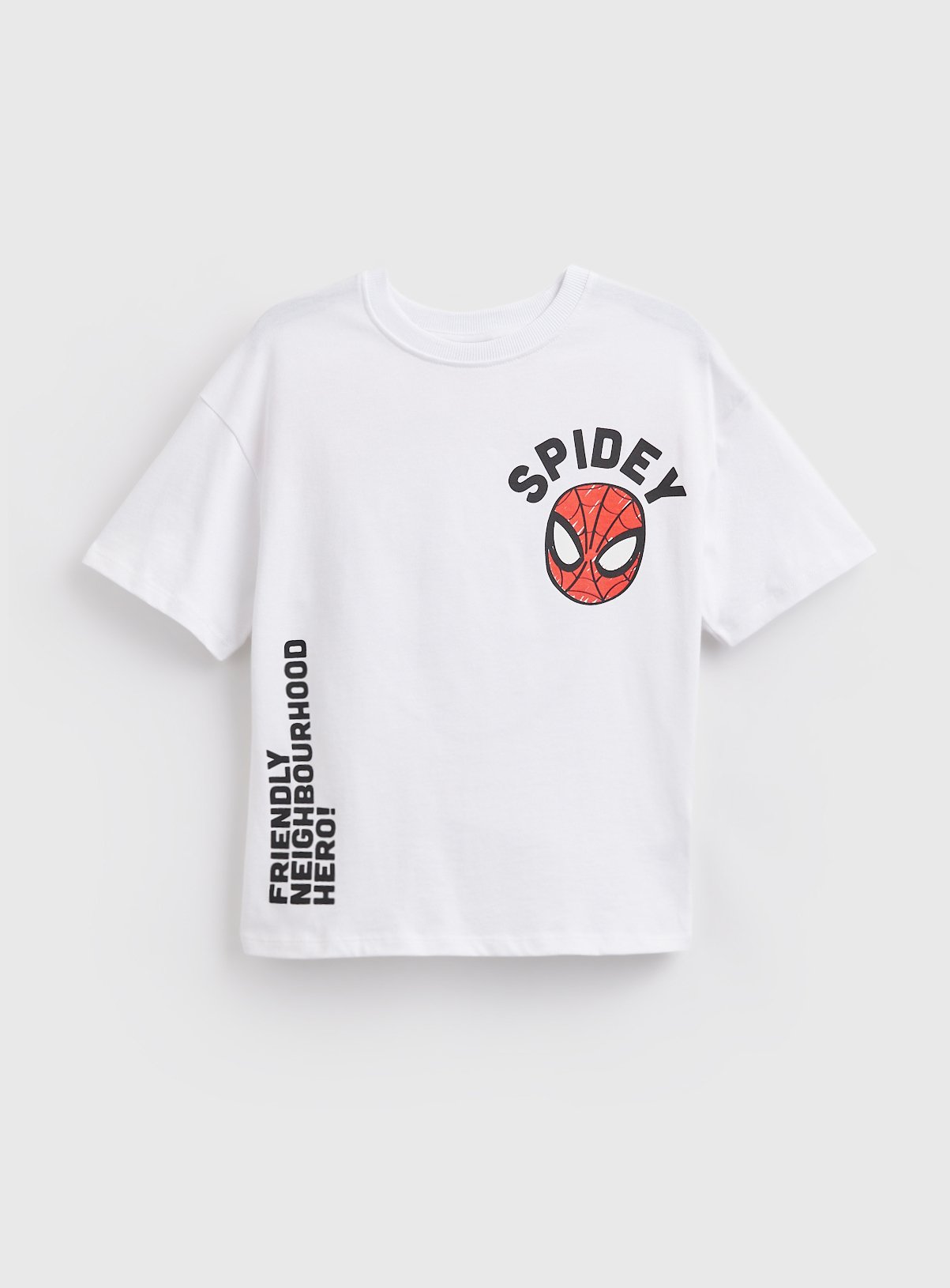 White Spider-Man Graphic T-Shirt 5 years