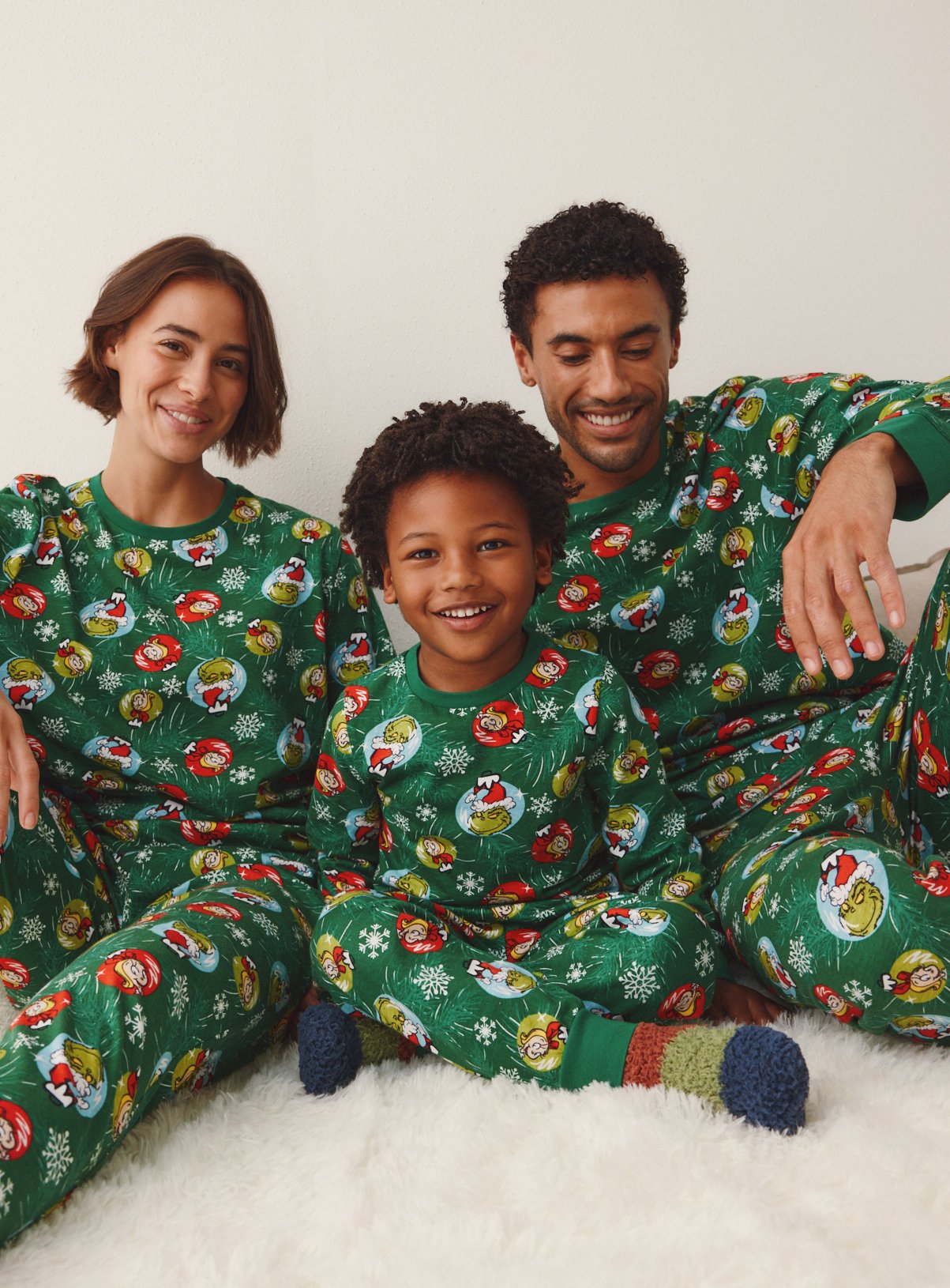 Family Matching Men's The Grinch Christmas Pyjamas 