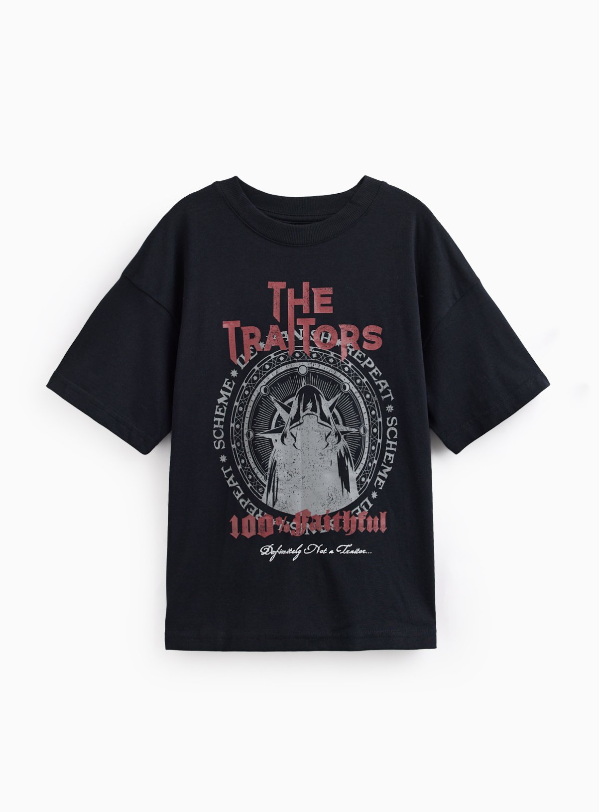 The Traitors Black Graphic T-Shirt 7 years