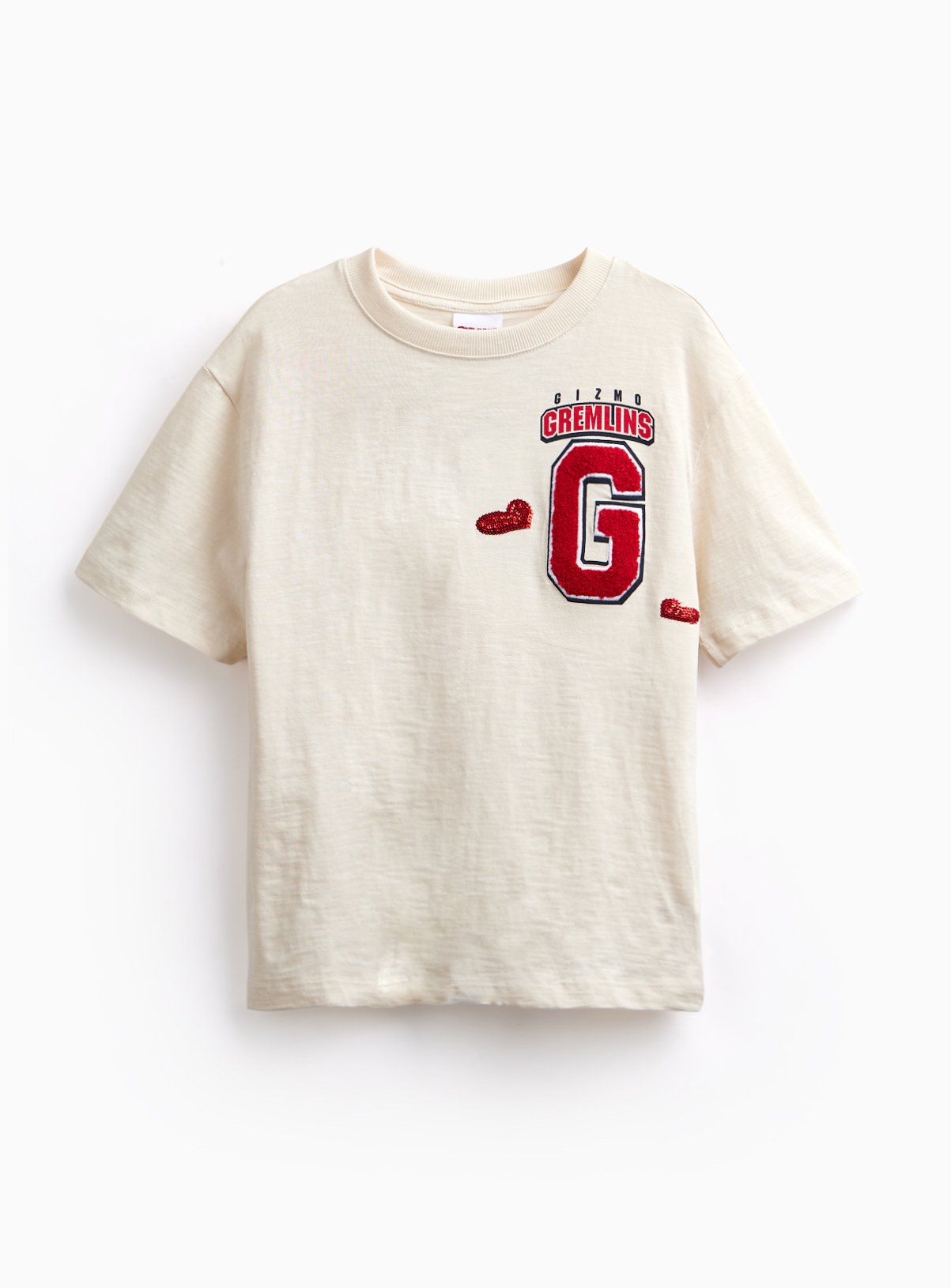 Cream Gremlins Gizmo Varsity T-Shirt 
