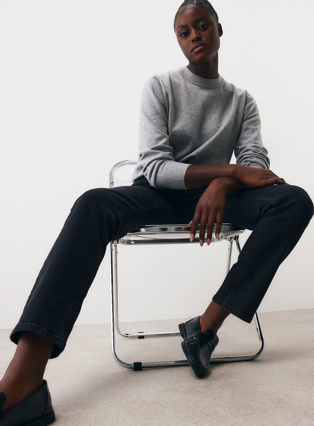 Black Slim Denim Jeans 
