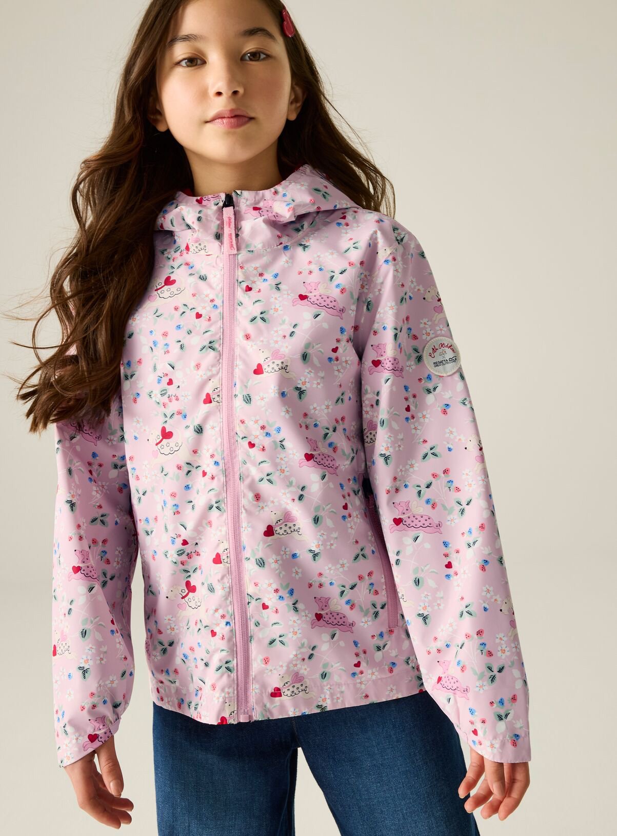 REGATTA Cath Kidston Junior Waterproof Jacket 14 years