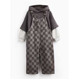 Smiles All Round Hoodie & Dungarees Set