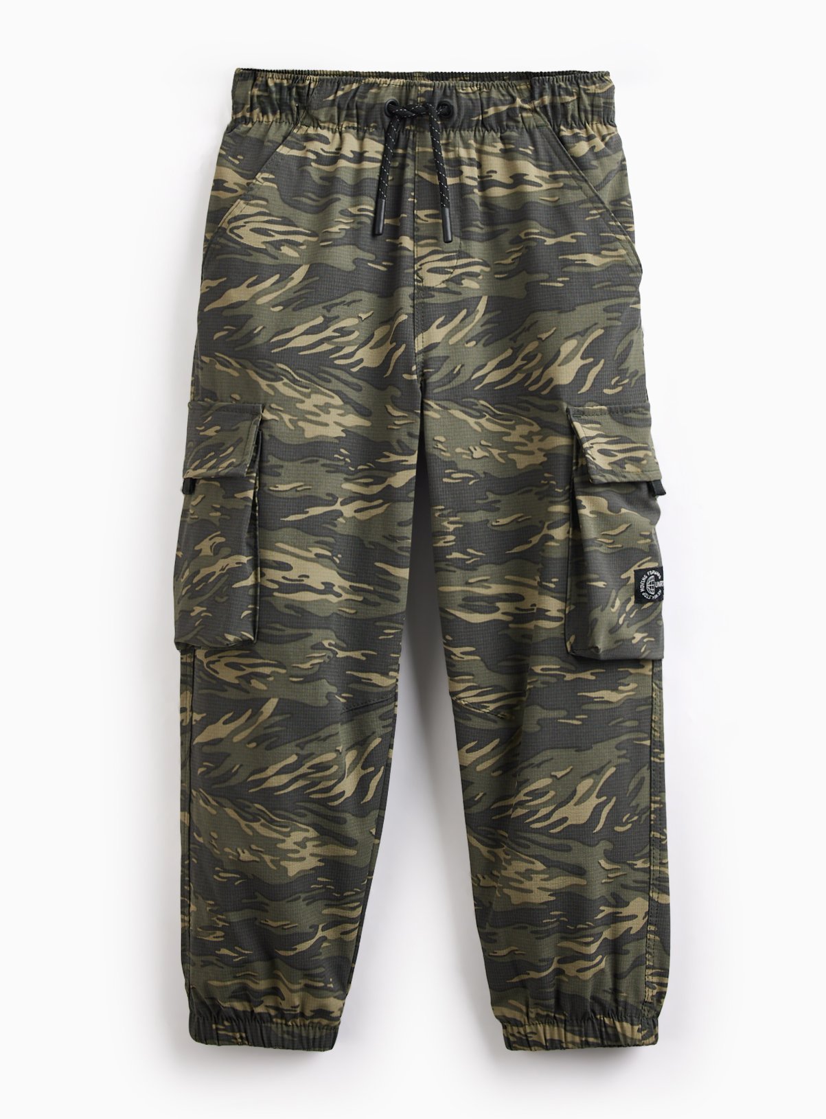 Khaki Camo Tech Trousers 