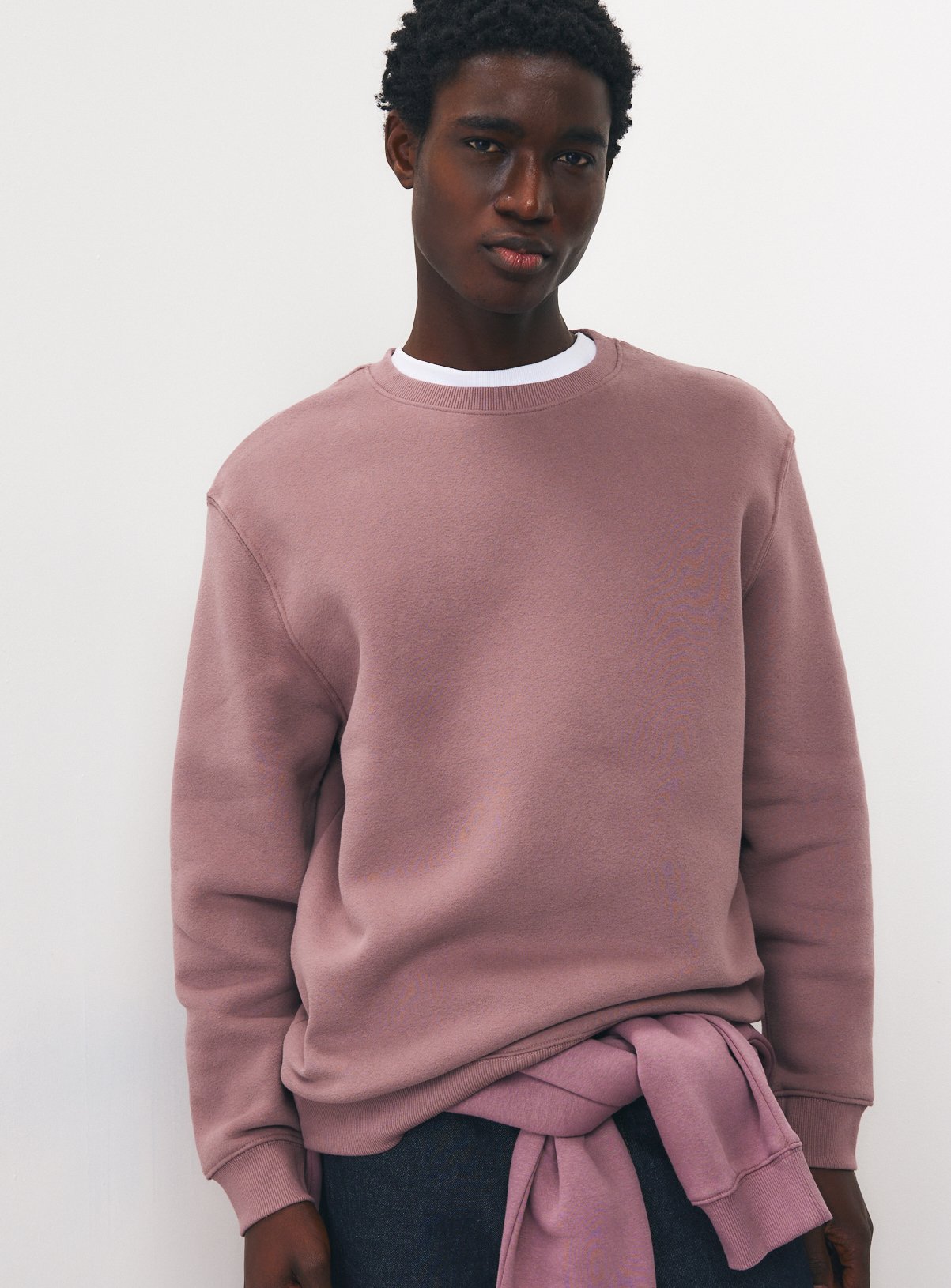 Pink Crew Neck Sweatshirt 