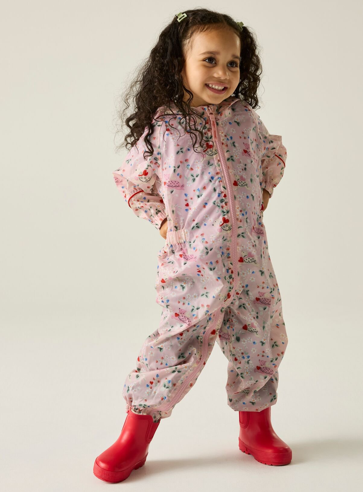 REGATTA Cath Kidston Puddlesuit Pink