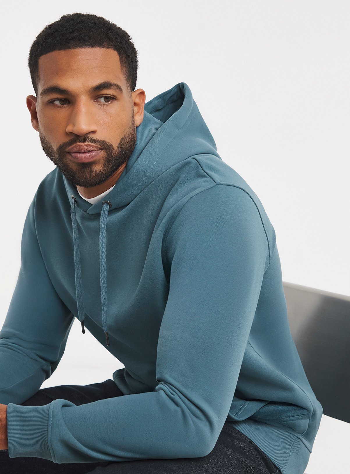 JACAMO Overhead Hoodie Long Blue