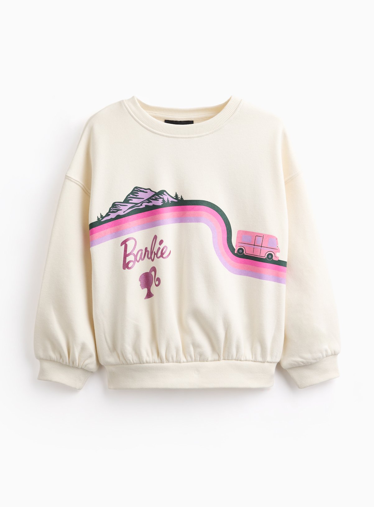 Barbie Malibu Canyon Graphic Crewneck Sweater 9 years