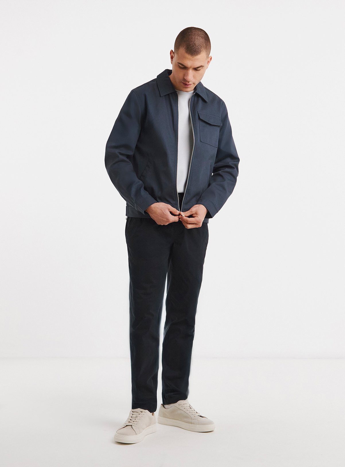 JACAMO Smart Zip Up Harrington