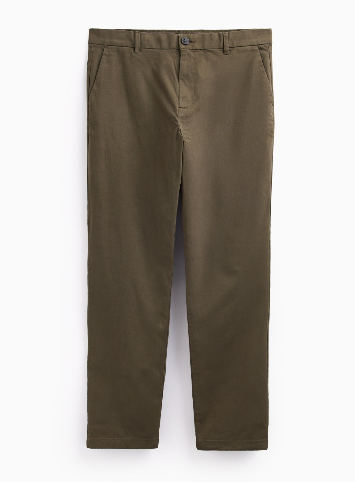 Khaki Straight Leg Chinos 
