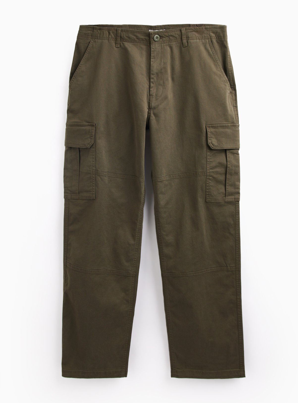 Khaki Cargo Trousers 