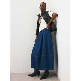 Blue Tulip Denim Skirt