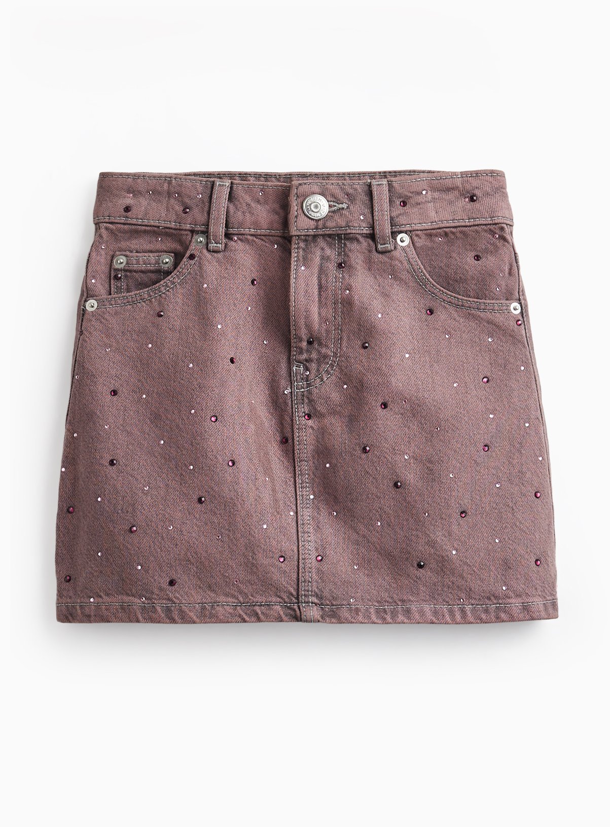 Purple Denim Skirt 9 years