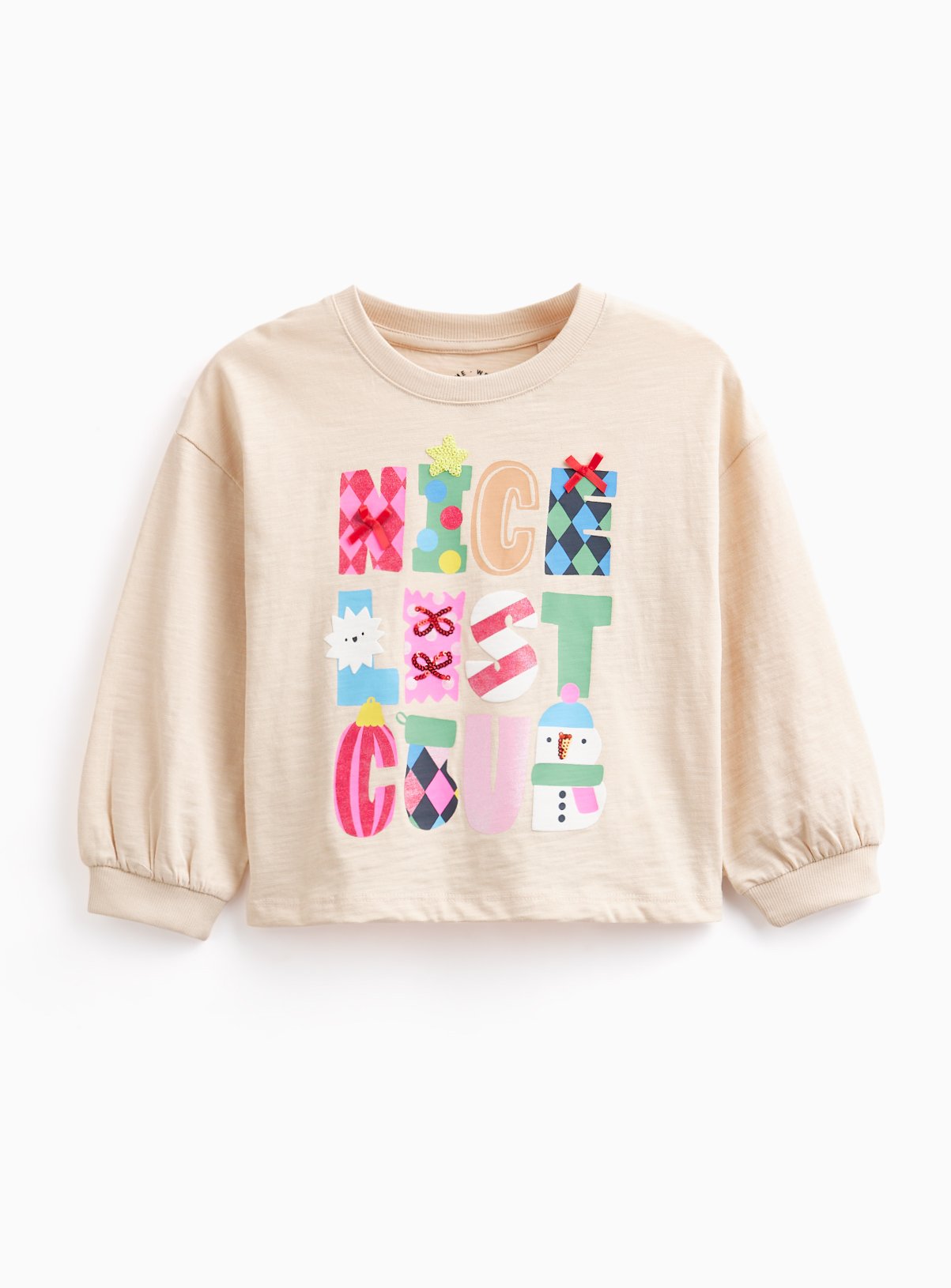 Nice List Club Christmas Sweatshirt 