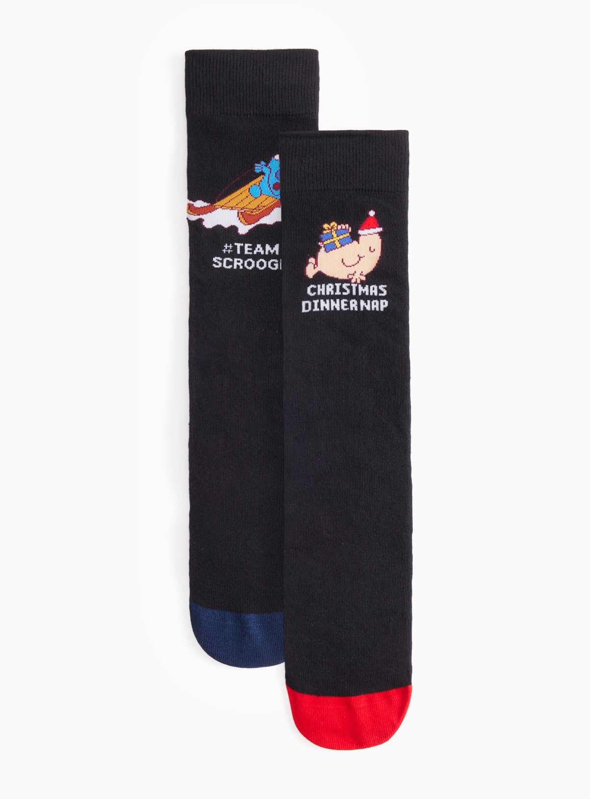 Mr Men Christmas Ankle Socks 2-Pack 