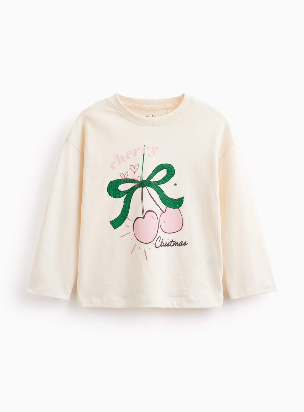 Cherry Christmas Long Sleeve Top 