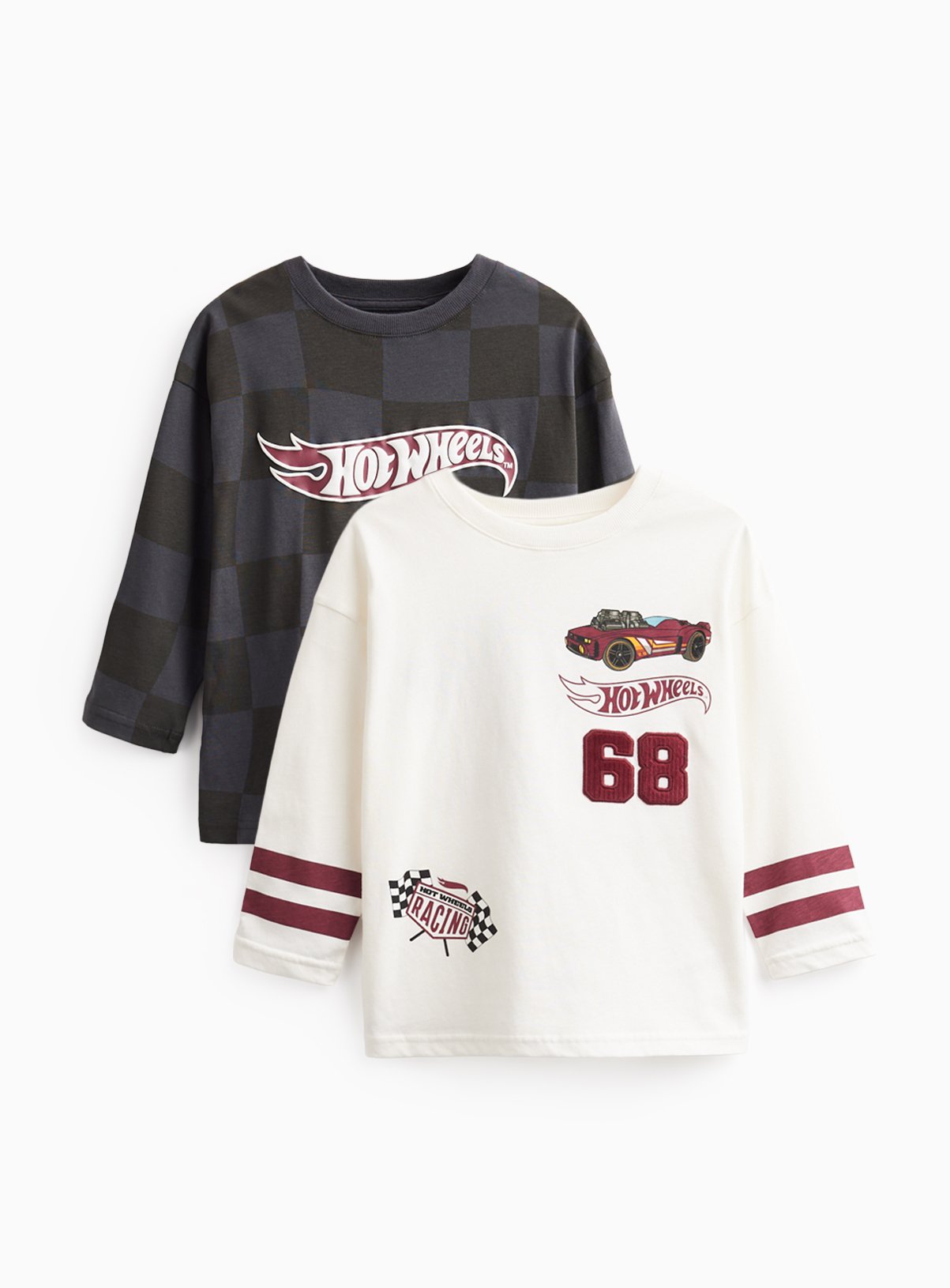 Hot Wheels Graphic Long Sleeve T-Shirts 2-Pack 