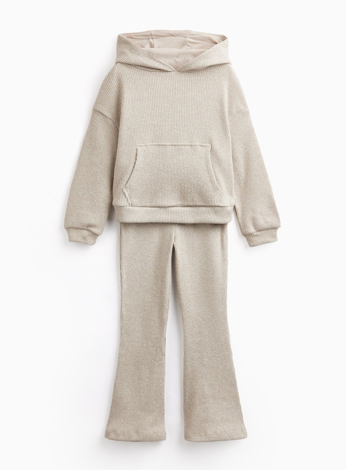 Lurex Hoodie and Flare Set 