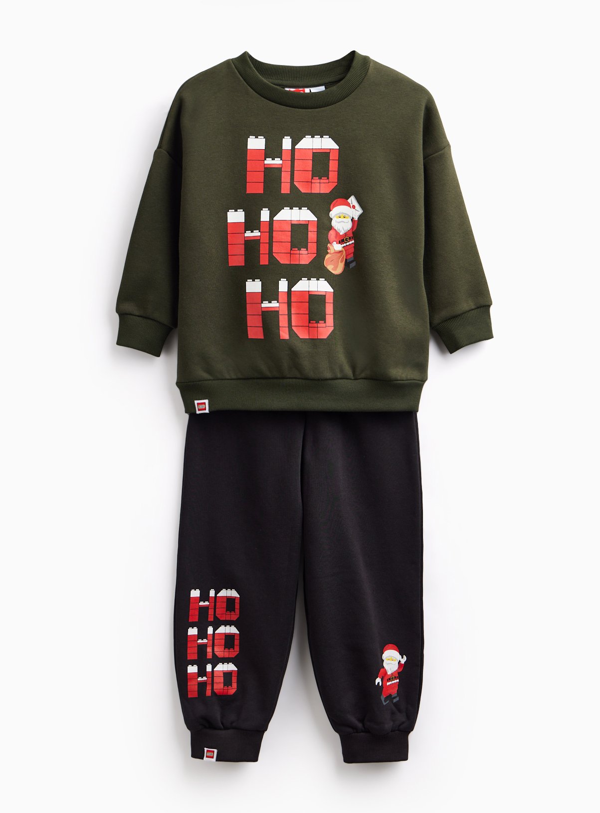 Dark Green LEGO Christmas Jogger Set 
