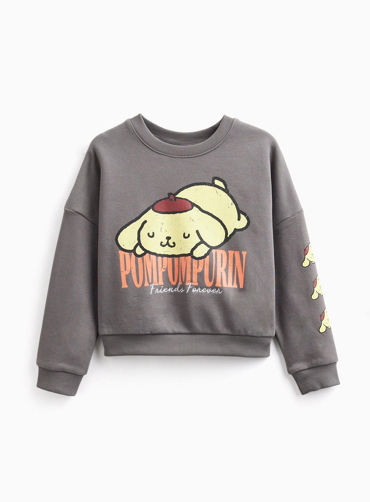 Grey Pompompurin Graphic Sweatshirt 